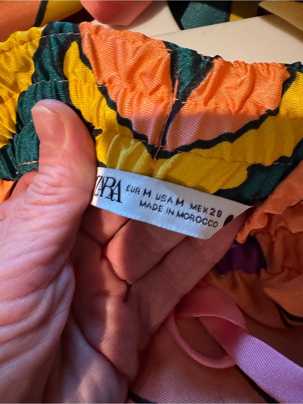 Zara Vibrant Floral-Print Pantsuit in Purple, Pink, Orange, Green - Picture 2 of 4